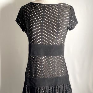 Black Bottom Ruffle Dress